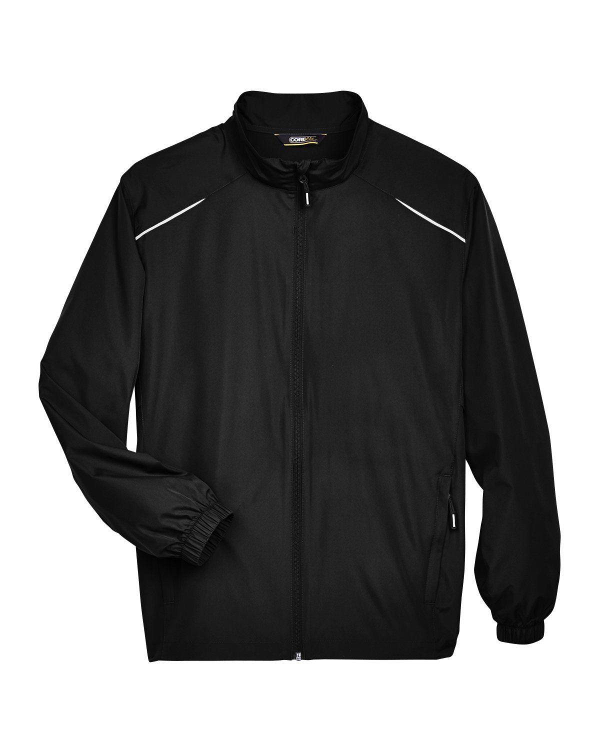 Core365 Men's Motivate Unlined Lightweight Jacket in Black
