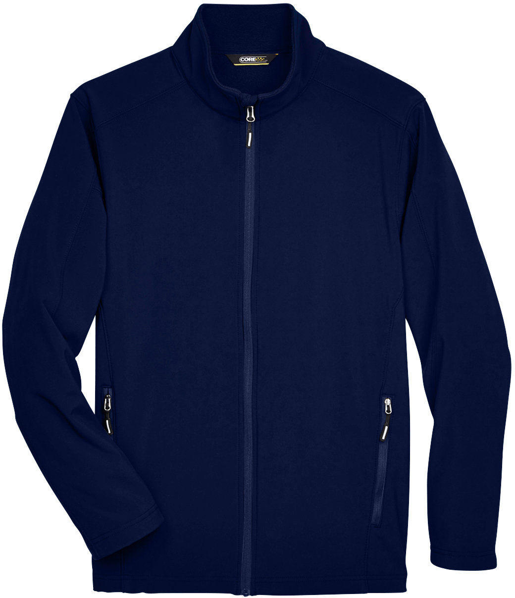 Core 365 Men's Cruise Two Layer Fleece Bonded Soft Shell Jacket in Classic Navy