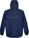 Am image of a Custom Core365 Mens Brisk Insulated Jacket in Classic Navy!