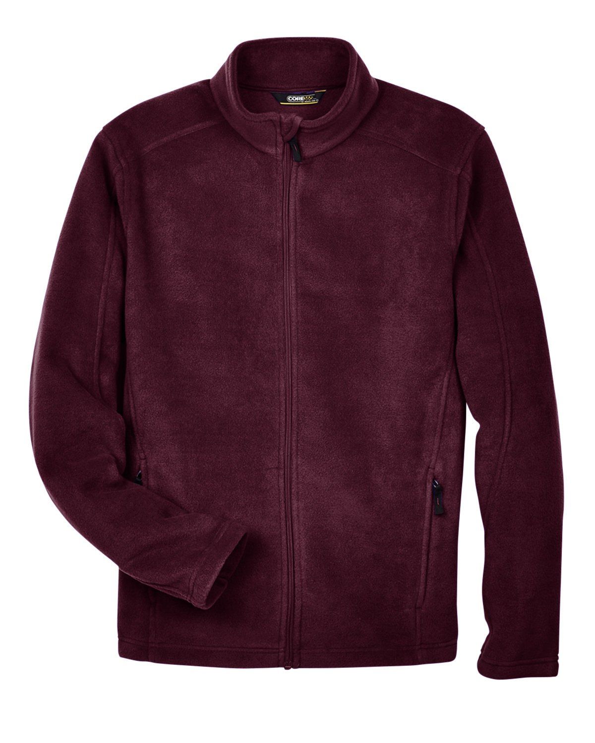 Core 365 Men's Journey Fleece Jacket in Burgundy