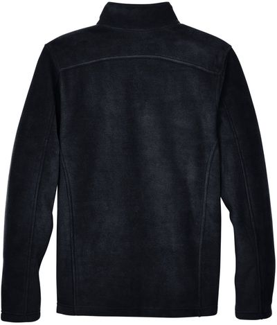 Am image of a Custom Core 365 Men's Journey Fleece Jacket in Black!