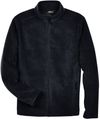 Am image of a Custom Core 365 Men's Journey Fleece Jacket in Black!