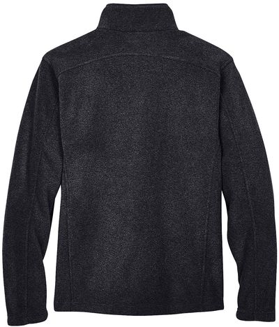 Am image of a Custom Core 365 Men's Journey Fleece Jacket in Hthr Chrcl!