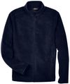 Am image of a Custom Core 365 Men's Journey Fleece Jacket in Classic Navy!