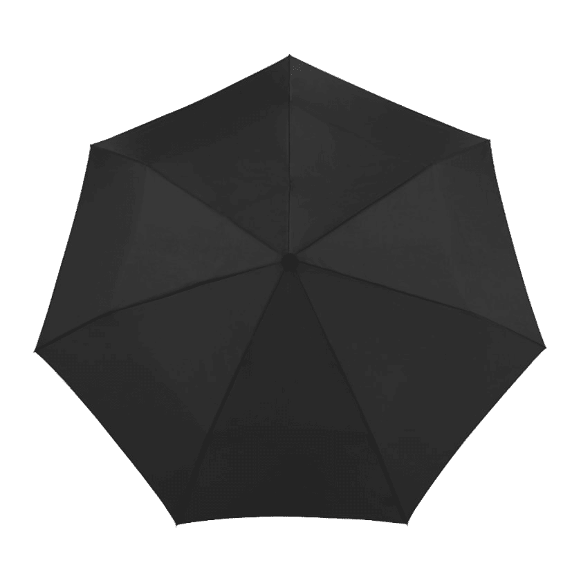 44" totes® 3 Section Auto Open Close Umbrella in Black