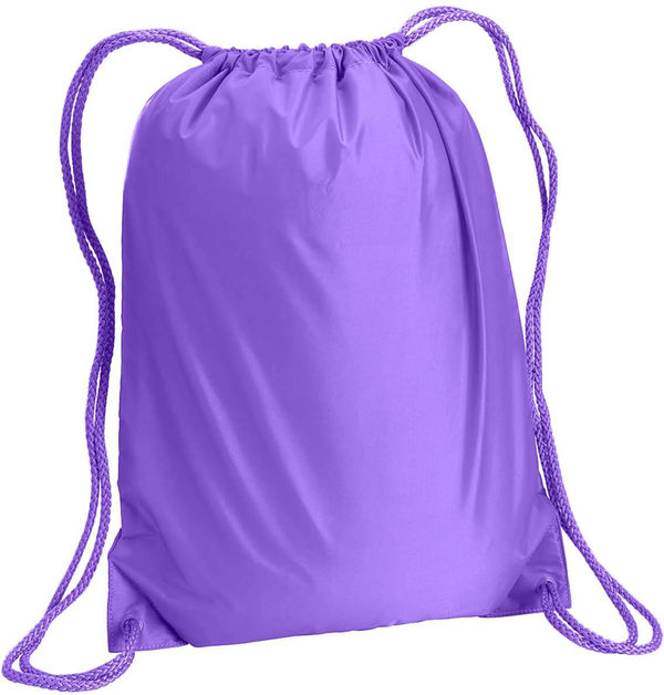 An image of a Custom Liberty Bags Boston Drawstring Backpack in Lavender!