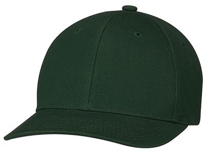 Am image of a Custom AJM Deluxe Chino Twill Cap in Black Forest!