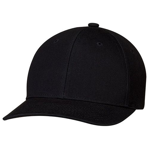AJM Deluxe Chino Twill Cap in Black