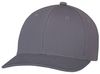 Am image of a Custom AJM Deluxe Chino Twill Cap in Charcoal!