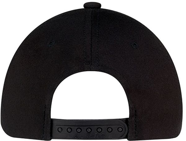 Am image of a Custom AJM Deluxe Chino Twill Cap in Black!