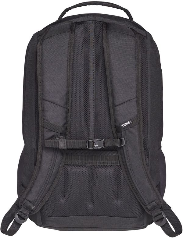Am image of a Custom Thule Recycled Lumion 15in Computer Backpack 21L in Black!