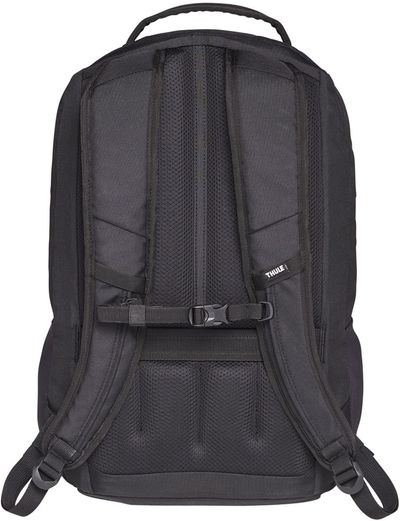 Am image of a Custom Thule Recycled Lumion 15in Computer Backpack 21L in Black!