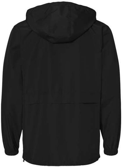 Am image of a Custom Champion Full Zip Anorak Jacket in Black!