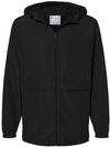 Am image of a Custom Champion Full Zip Anorak Jacket in Black!