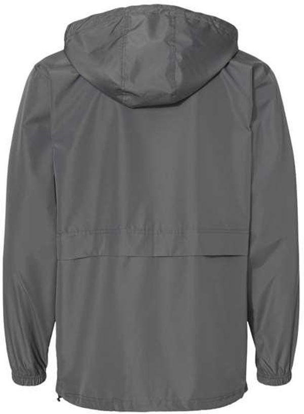 Am image of a Custom Champion Full Zip Anorak Jacket in Graphite!