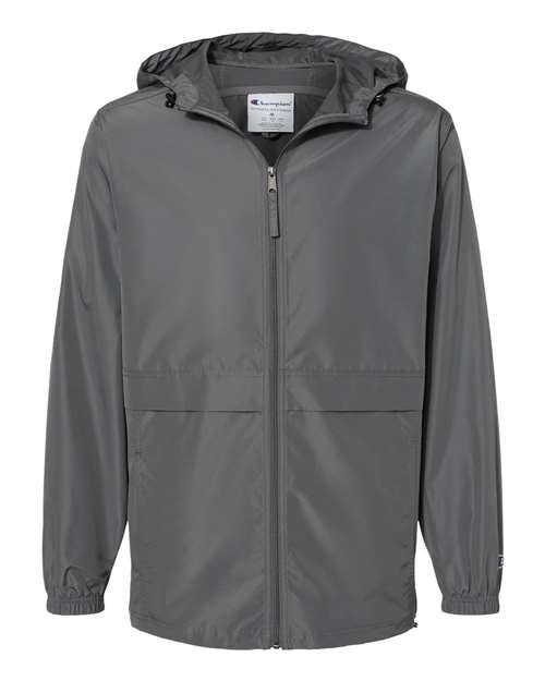 Champion Full Zip Anorak Jacket in Graphite