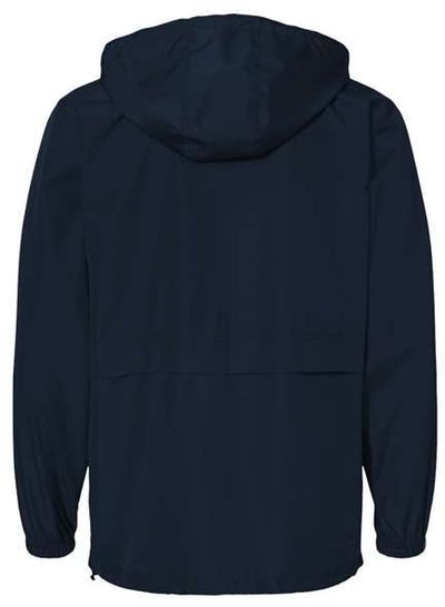 Am image of a Custom Champion Full Zip Anorak Jacket in Navy!