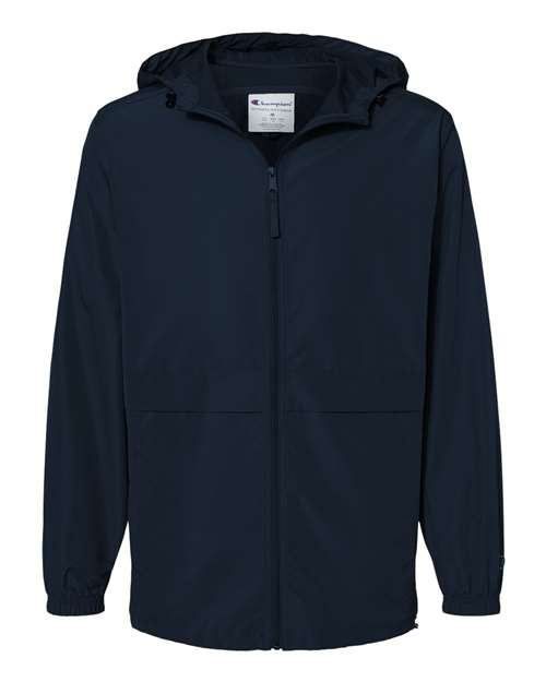 Champion Full Zip Anorak Jacket in Navy