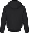 Am image of a Custom CX2 Big Red Mens Cotton Canvas Bomber Jacket with Sherpa Lining in Black!