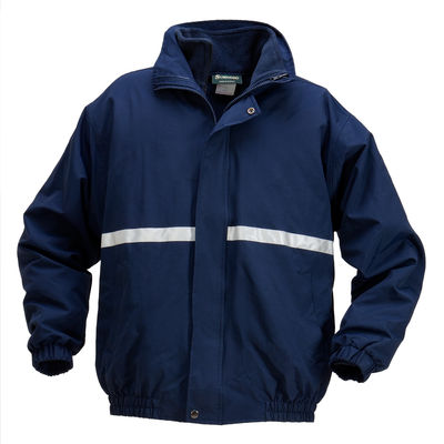 Am image of a Custom Sumaggo 3 in 1 Winter Bomber Jacket in Navy!