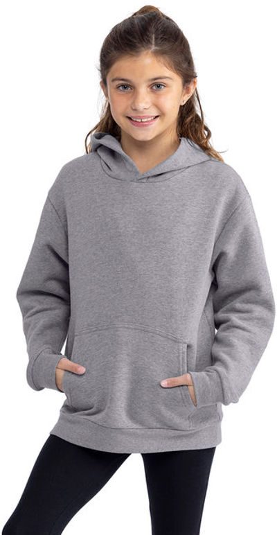 An image of a Custom Next Level Apparel Youth Fleece Pullover Hooded Sweatshirt!