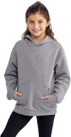 An image of a Custom Next Level Apparel Youth Fleece Pullover Hooded Sweatshirt!