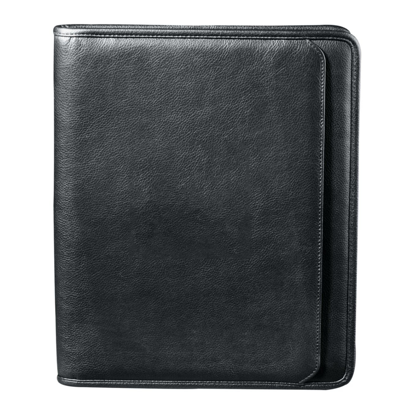 Manhattan Zippered Padfolio in Black