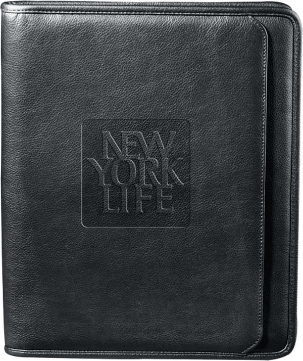 An image of a Custom Manhattan Zippered Padfolio!