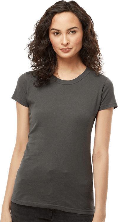 An image of a Custom M and O Womens Fine Jersey T Shirt!