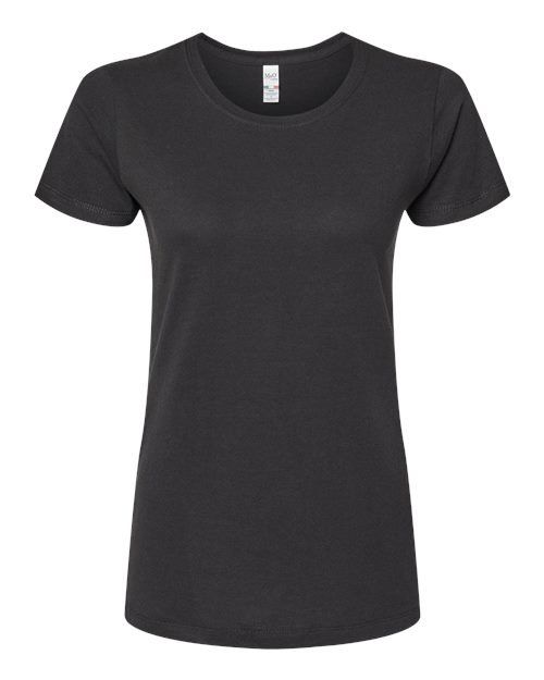 M and O Womens Gold Soft Touch TShirt in Black