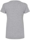 Am image of a Custom M and O Womens Gold Soft Touch TShirt in Sport Grey!