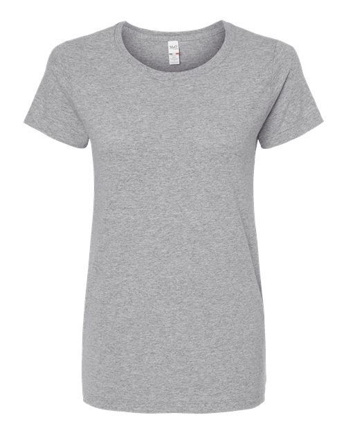 M and O Womens Gold Soft Touch TShirt in Sport Grey