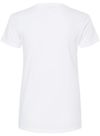 Am image of a Custom M and O Womens Gold Soft Touch TShirt in White!