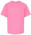 Am image of a Custom M and O Youth Gold Soft Touch TShirt in Azalea!