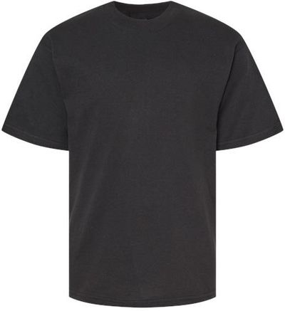Am image of a Custom M and O Youth Gold Soft Touch TShirt in Black!