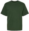 Am image of a Custom M and O Youth Gold Soft Touch TShirt in Forest Green!