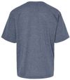Am image of a Custom M and O Youth Gold Soft Touch TShirt in Heather Navy!