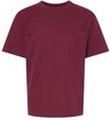 An image of a Custom M and O Youth Gold Soft Touch TShirt in Maroon!