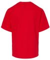 Am image of a Custom M and O Youth Gold Soft Touch TShirt in Deep Red!