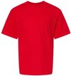 Am image of a Custom M and O Youth Gold Soft Touch TShirt in Deep Red!