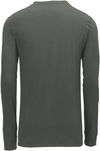 Am image of a Custom Nike Dri FIT Cotton Poly Long Sleeve Tee in Anthracite!