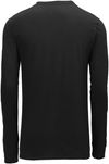 Am image of a Custom Nike Dri FIT Cotton Poly Long Sleeve Tee in Black!