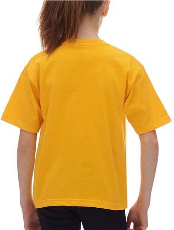 Am image of a Custom M and O Youth Gold Soft Touch TShirt in Gold!