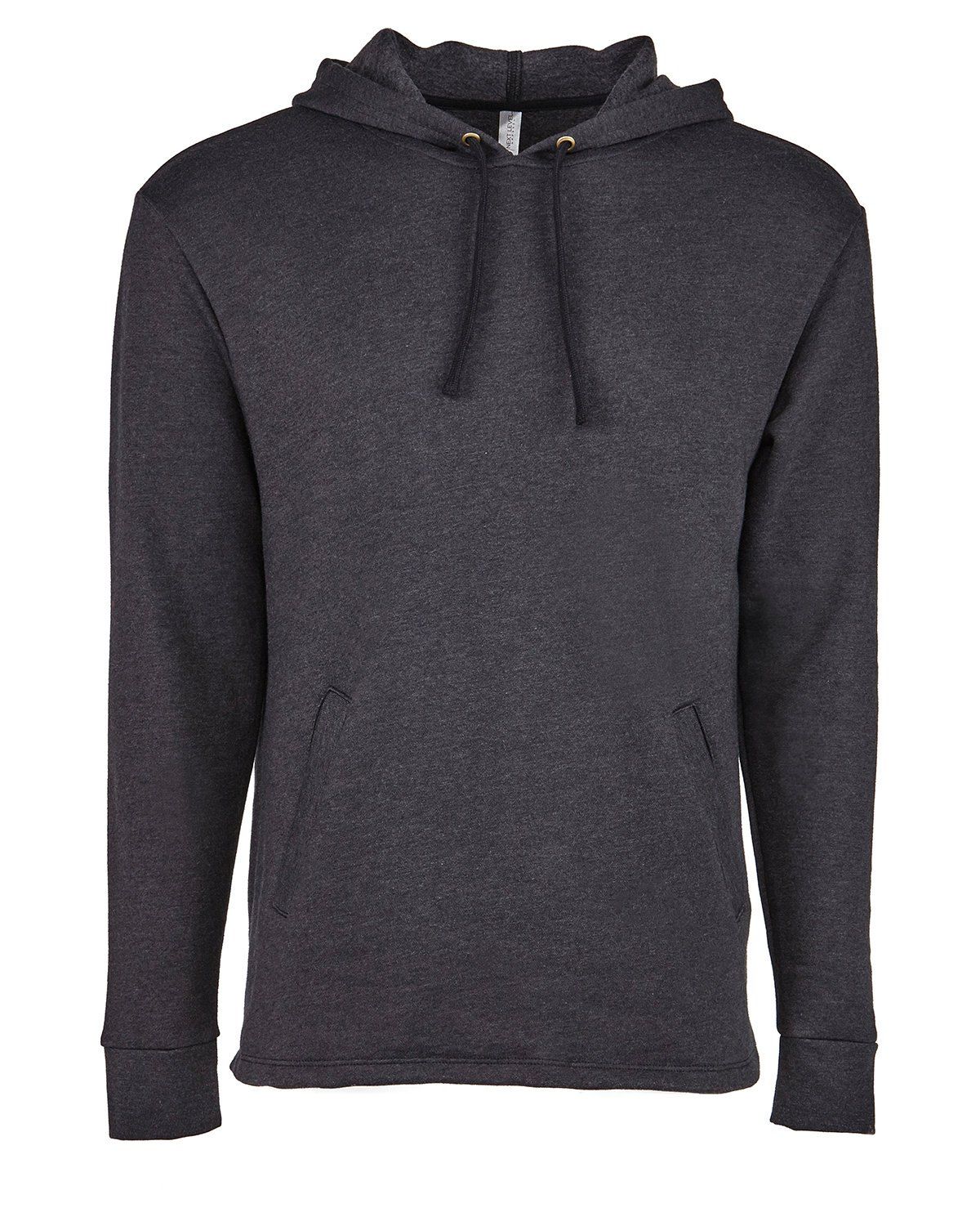 Next Level Adult PCH Pullover Hoodie in Heather Black
