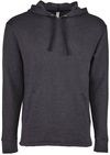 Am image of a Custom Next Level Adult PCH Pullover Hoodie in Heather Black!