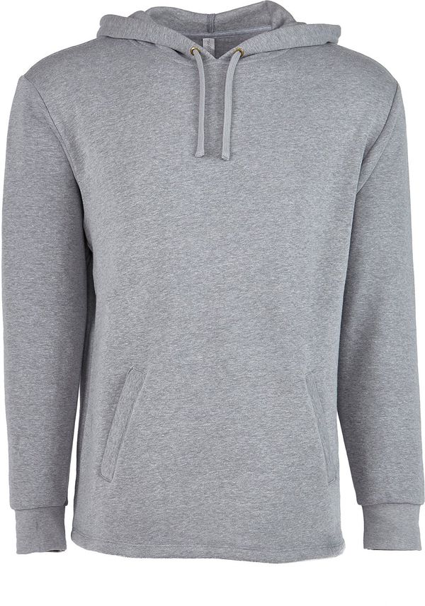 An image of a Custom Next Level Adult PCH Pullover Hoodie in Heather Grey!