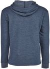 Am image of a Custom Next Level Adult PCH Pullover Hoodie in Heather Midnite Navy!