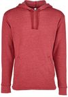 Am image of a Custom Next Level Adult PCH Pullover Hoodie in Heather Cardinal!