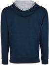 Am image of a Custom Next Level Unisex Laguna French Terry Pullover Hooded Sweatshirt in Mid Navy/Hthr Gry!