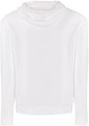Am image of a Custom Next Level Unisex Pullover Hooded Sweatshirt in White!